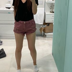 Cute purple shorts